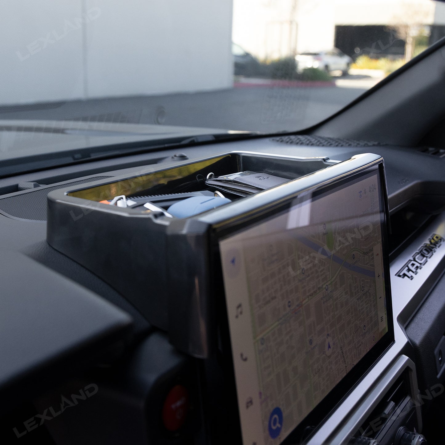 Tacoma/4Runner Dashboard Storage Box Behind Screen Center Console Organizer Tray