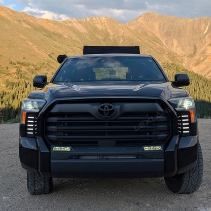 Tundra DRL Vent Lights Dual-Color Dynamic Daytime Running Lights Sequential Turn Signal Lighting Upgrade