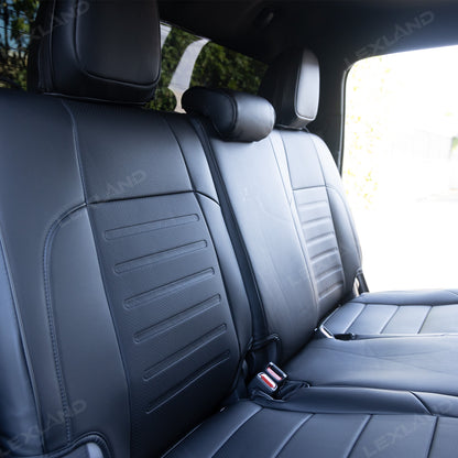 Tacoma /4Runner Seat Covers Full Coverage Embossed Seat Protector with TRD Letter Style for Toyota