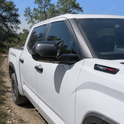 Tundra Side Mirror Covers ABS Door Mirror Caps Sport Style Rearview Mirror Overlay