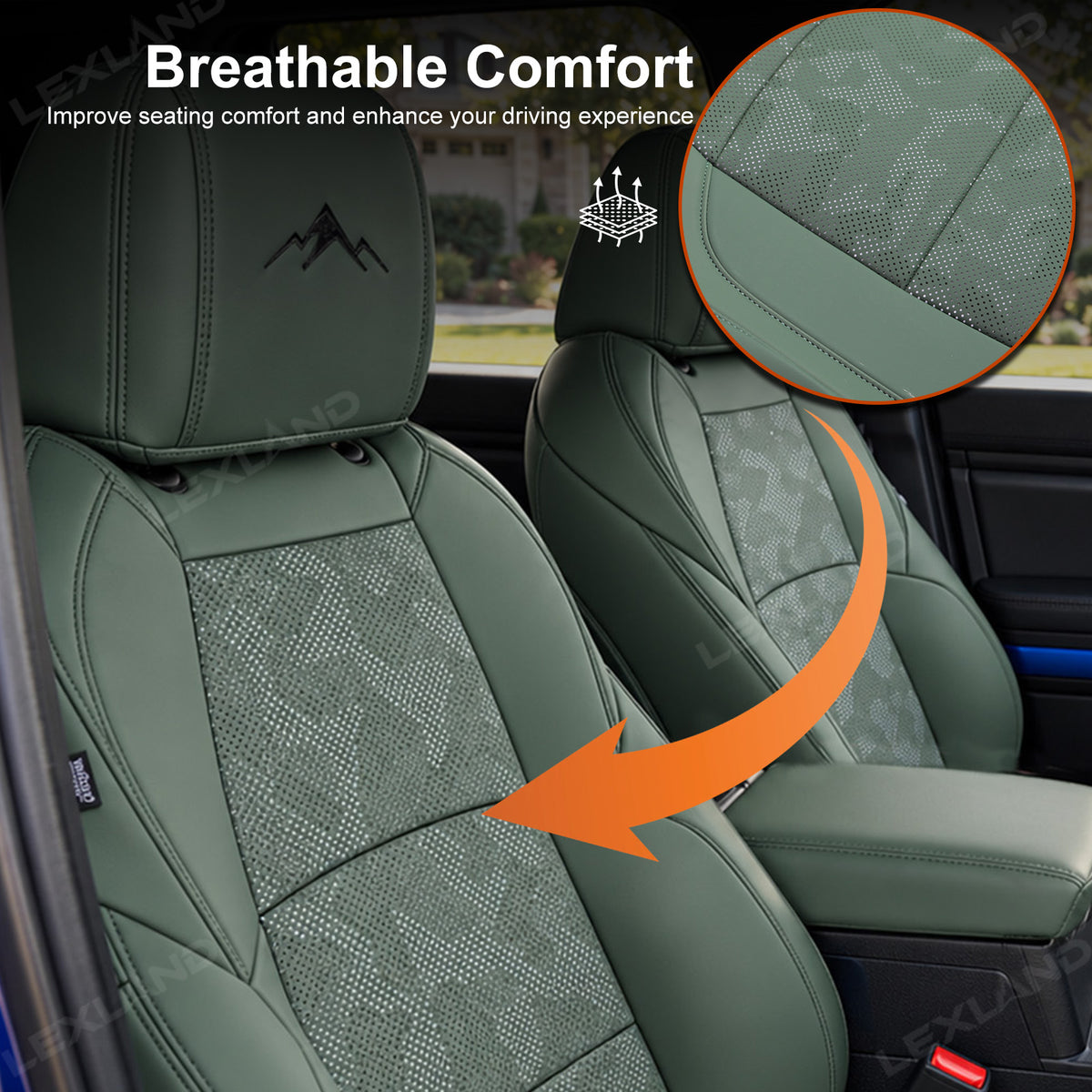 Tacoma/4Runner Seat Covers Off-Road Style Camo Seat Protector Custom Fit Interior Seat Upholstery Upgrade