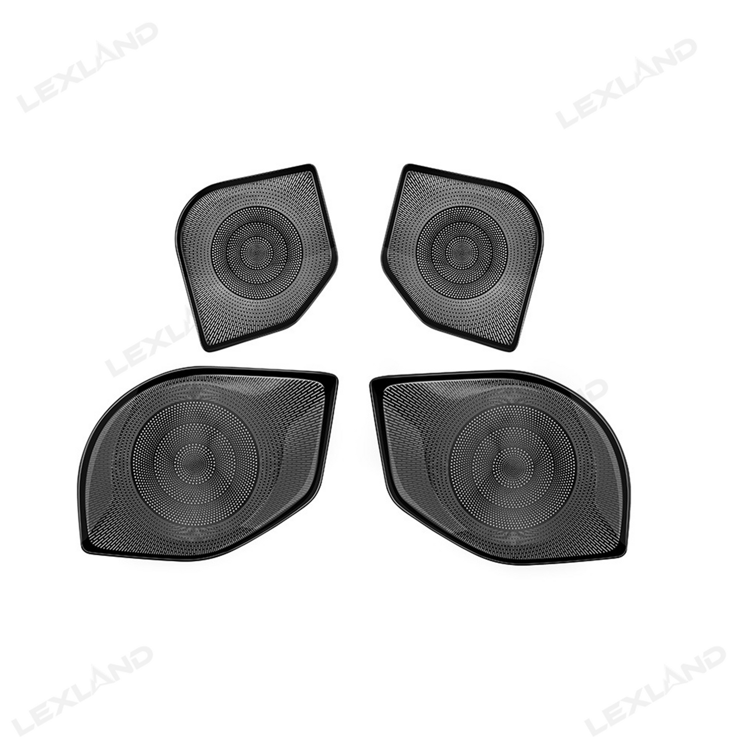 Tacoma Stainless Steel Door Speaker Horn Panel Cover Car Interior Trim 4PCS for Toyota