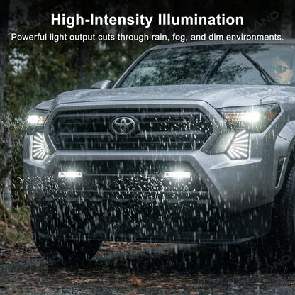 Tacoma LED DRL Sequential Daytime Running Light Kit Dual-Color Dynamic Fog Lamps for Toyota