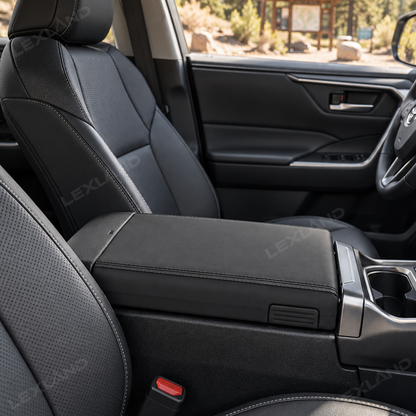 RAV4 Center Console Cover Reversible Silicone Armrest Box Cover Trim Interior Protection for Toyota