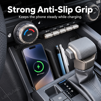 Tacoma/4Runner Center Console Wireless Charging Mat Silicone Wireless Charging Pad 2.0 for Toyota