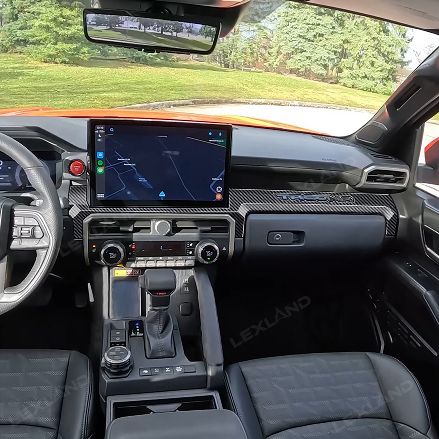 Tacoma Dashboard Cover Center Console Dash Trim Strip Interior Cover for Toyota