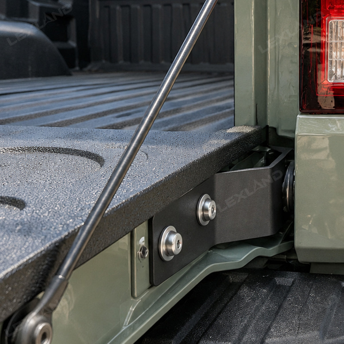 Silverado 1500 Anti-Theft Lock Security Stainless Steel Tailgate Theft Protector for Chevy
