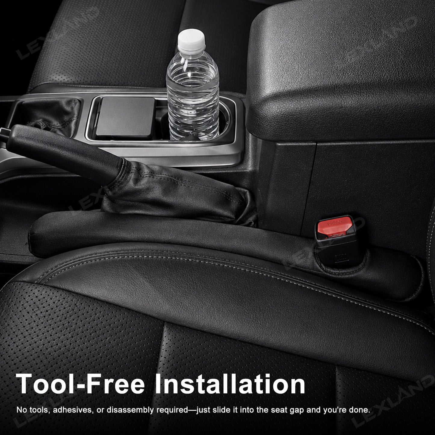 Tacoma Seat Gap Filler Center Console Gap Stopper Blocker Car Seat Crevice Filler 2PCS for Toyota