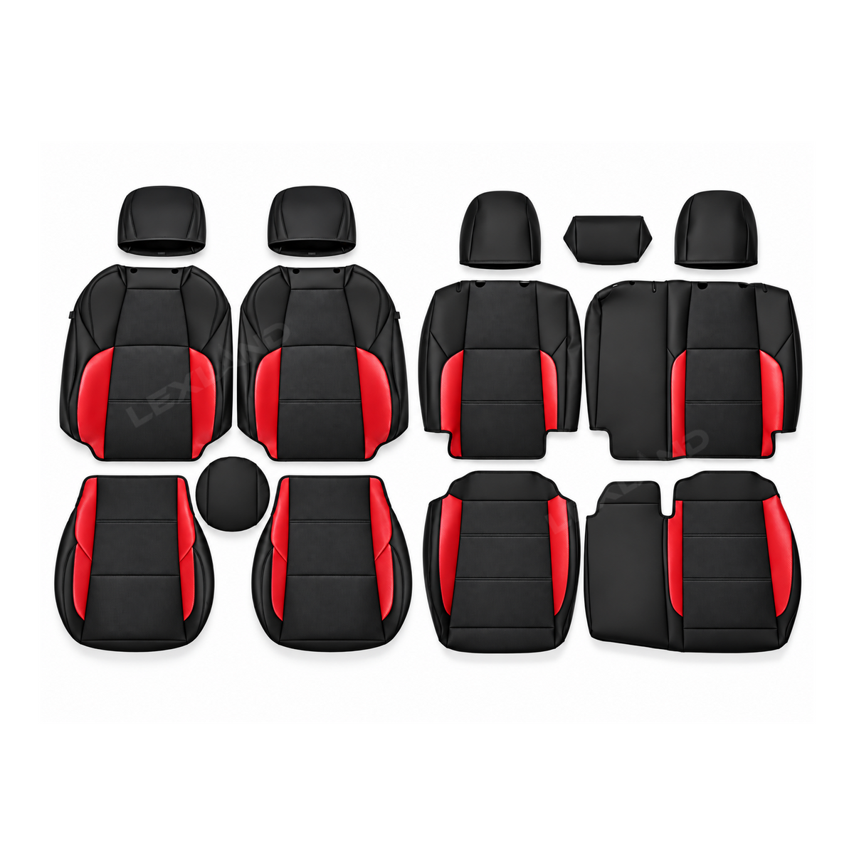 Tacoma /4Runner Seat Covers Carbon Fiber Style Seat Protector Interior Trim Upgrade for Toyota