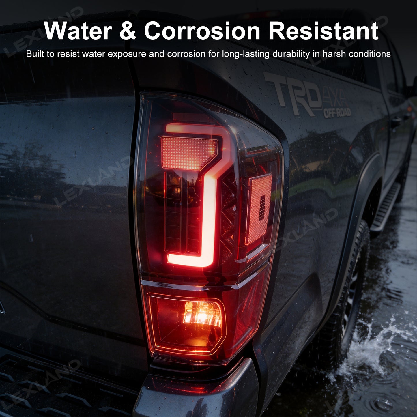 Tacoma 3rd Gen LED Tail Lights Taillights Assembly Plug-and-Play Rear Lamps for Toyota