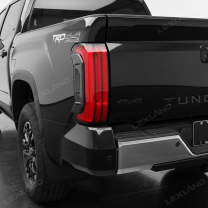 Tundra Tail Light Side Cover Trim ABS Rear Lamp Side Overlay Exterior Decor Protector for Toyota
