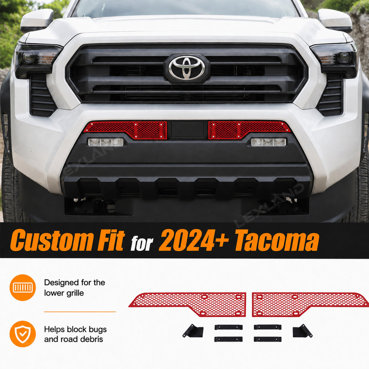 Tacoma Front Lower Grille Mesh Insect Bug Screen Radiator Guard for Toyota