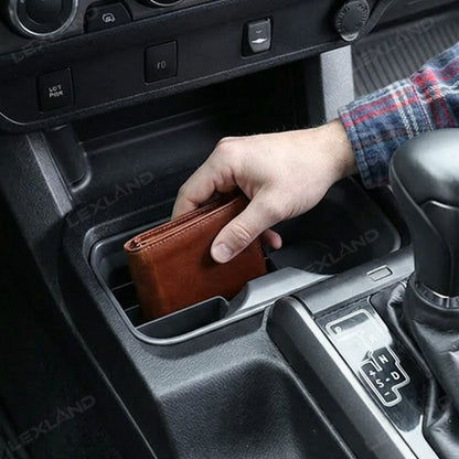 Tacoma Center Console Cup Holder Insert ABS Drink Organizer Water Bottle Storage Box for Toyota