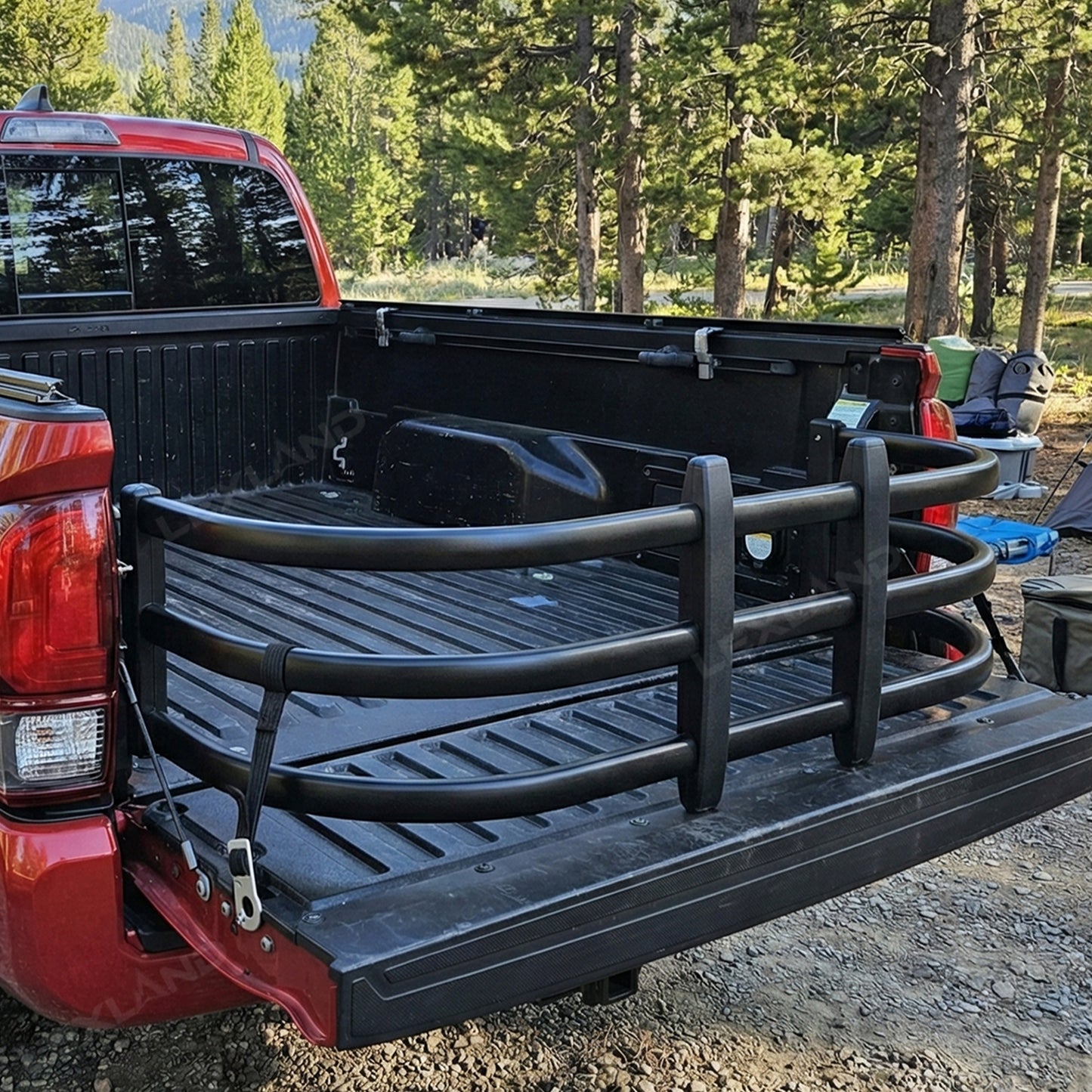 Tacoma Trunk Bed Extender Aluminum Alloy Tailgate Extender Cargo Extender Support for Toyota