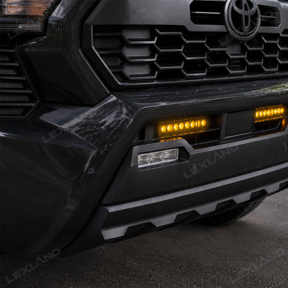Tacoma Lower Grille Light Bar Kit Front Bumper LED Lamps 2PCS for Toyota
