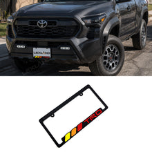 Tacoma/ 4Runner/ Tundra Front Rear License Plate Frame TRD Style License Plate Cover Holder