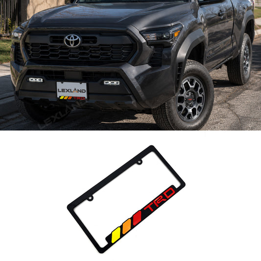 Tacoma/ 4Runner/ Tundra Front Rear License Plate Frame TRD Style License Plate Cover Holder