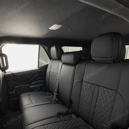 Tacoma/4Runner Seat Covers Diamond Pattern Seat Protectors TRD-Style Interior Protection for Toyota