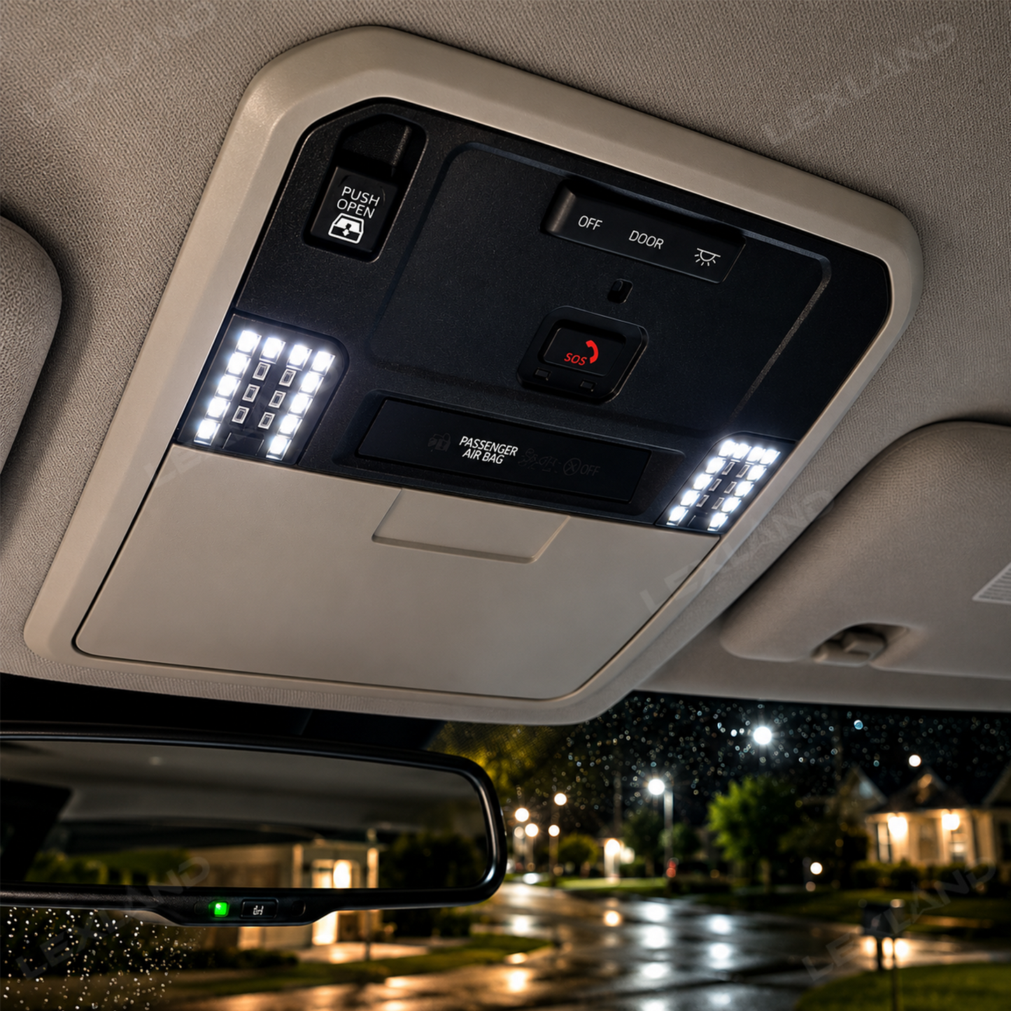 Tacoma/Tundra Dome Light Dual Color Front Map Light Interior LED Overhead Light for Toyota