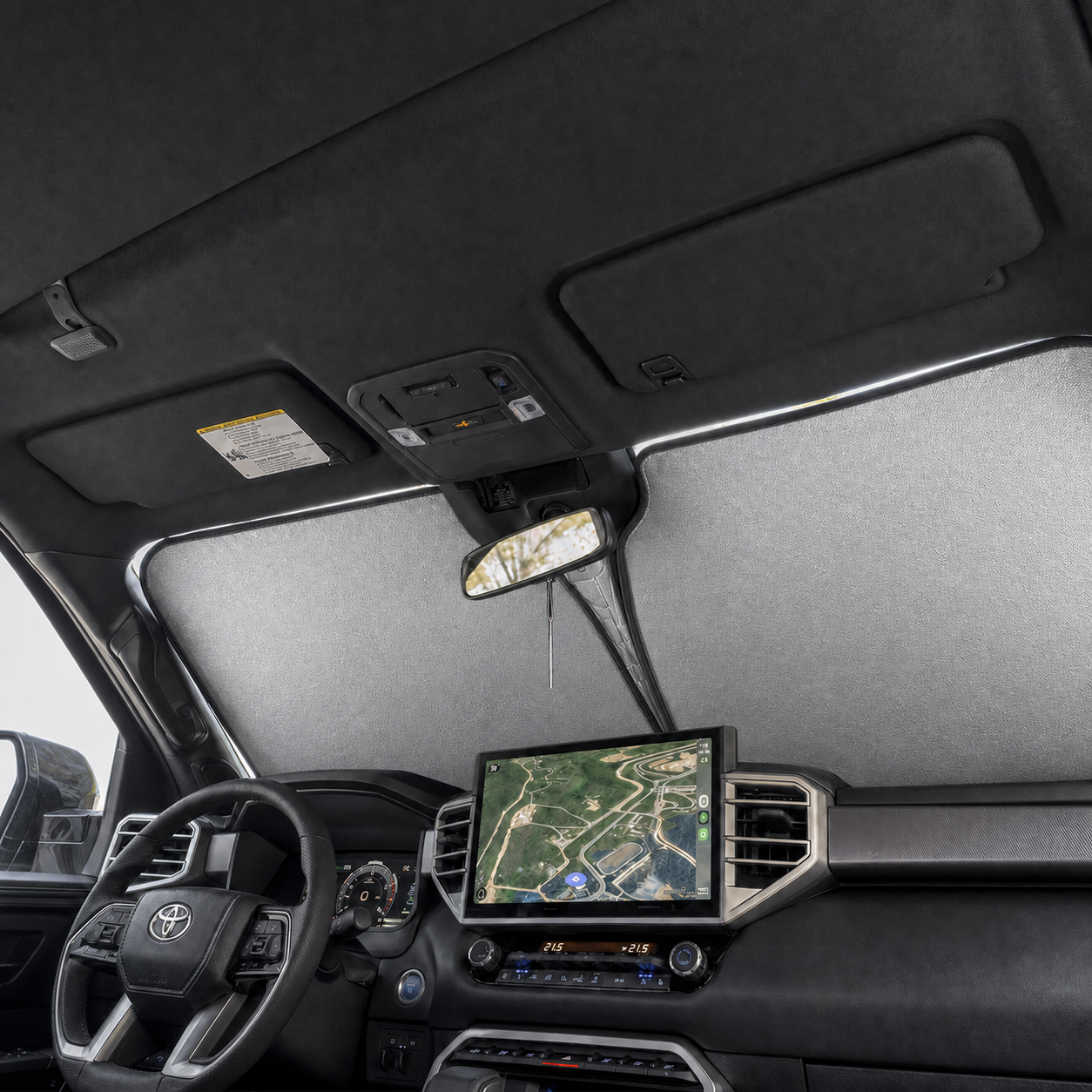 Tundra Windshield Sun Shade Foldable Front Window Sunshade UV Protection for Toyota
