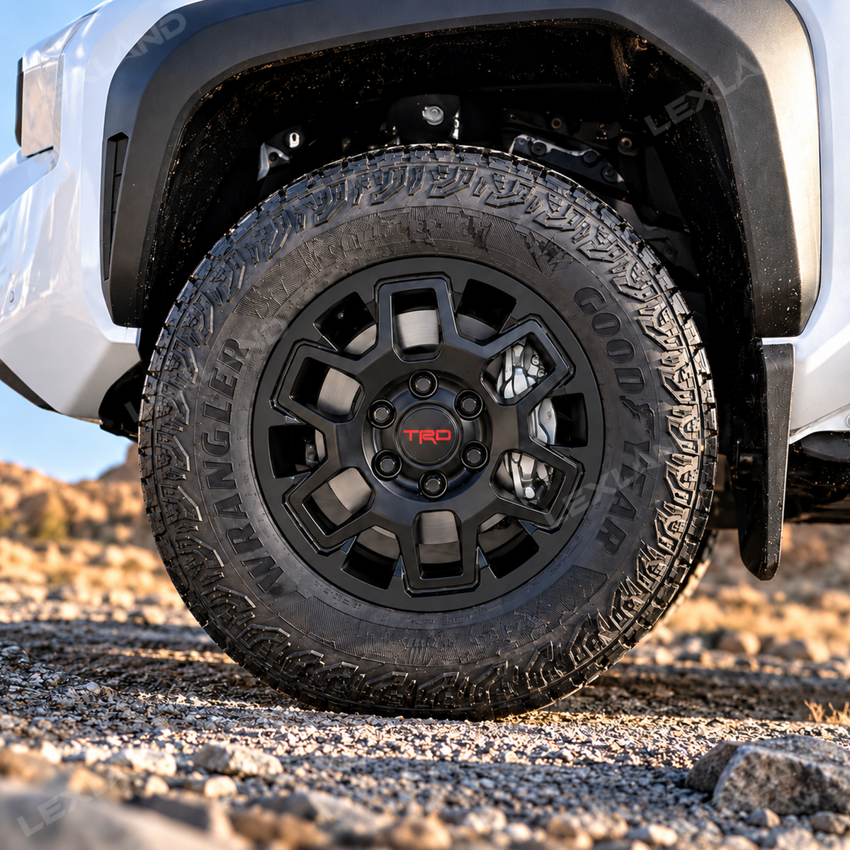 Tacoma TRD Off Road Wheel Rim Protector 17 Inch Rimcase Curb Rash Protection 4PCS for Toyota