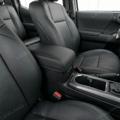 Tacoma Center Console Cover Black Armrest Covers For Toyota