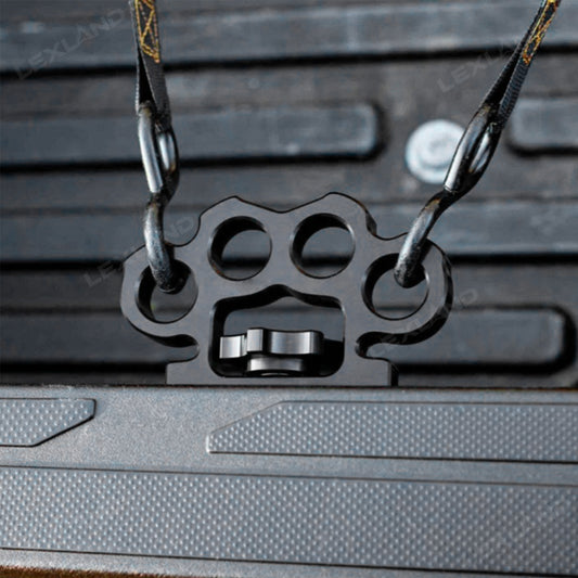 Tacoma Brass Knuckle-Style Truck Bed Tie-Down Anchor Aluminum Alloy Truck Bed Cleat Universal for Trucks