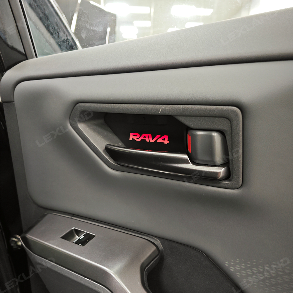 RAV4 Door Handle Bowl Lights Multi-color Interior Ambient Lighting Upgrade Kit 4PCS for Toyota