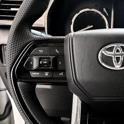 4Runner Steering Wheel Top & Bottom Nappa Leather with Perforated Grip Inspired by 2025 4Runner