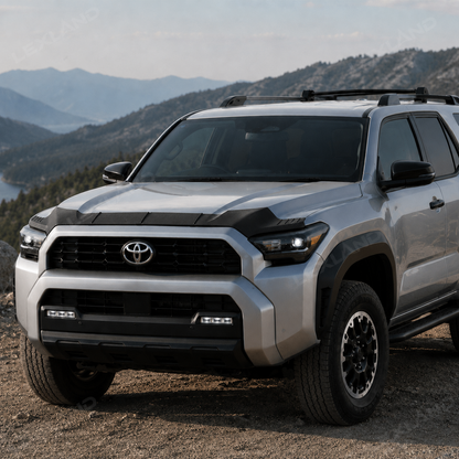 Tacoma Hood Deflector Split Design Hood Protector ABS Hood Shield for Toyota