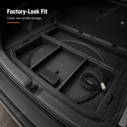 RAV4 Trunk Hidden Storage Box Rear Hatch Cargo Organizer Multi-Compartment Tray for Toyota
