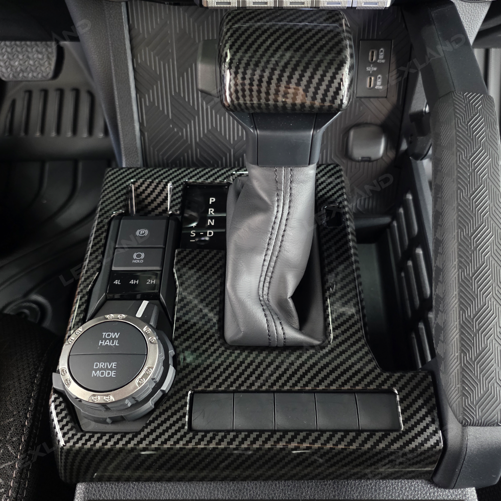 4Runner Interior Cover Trim ABS Carbon Fiber Style Protective Overlays