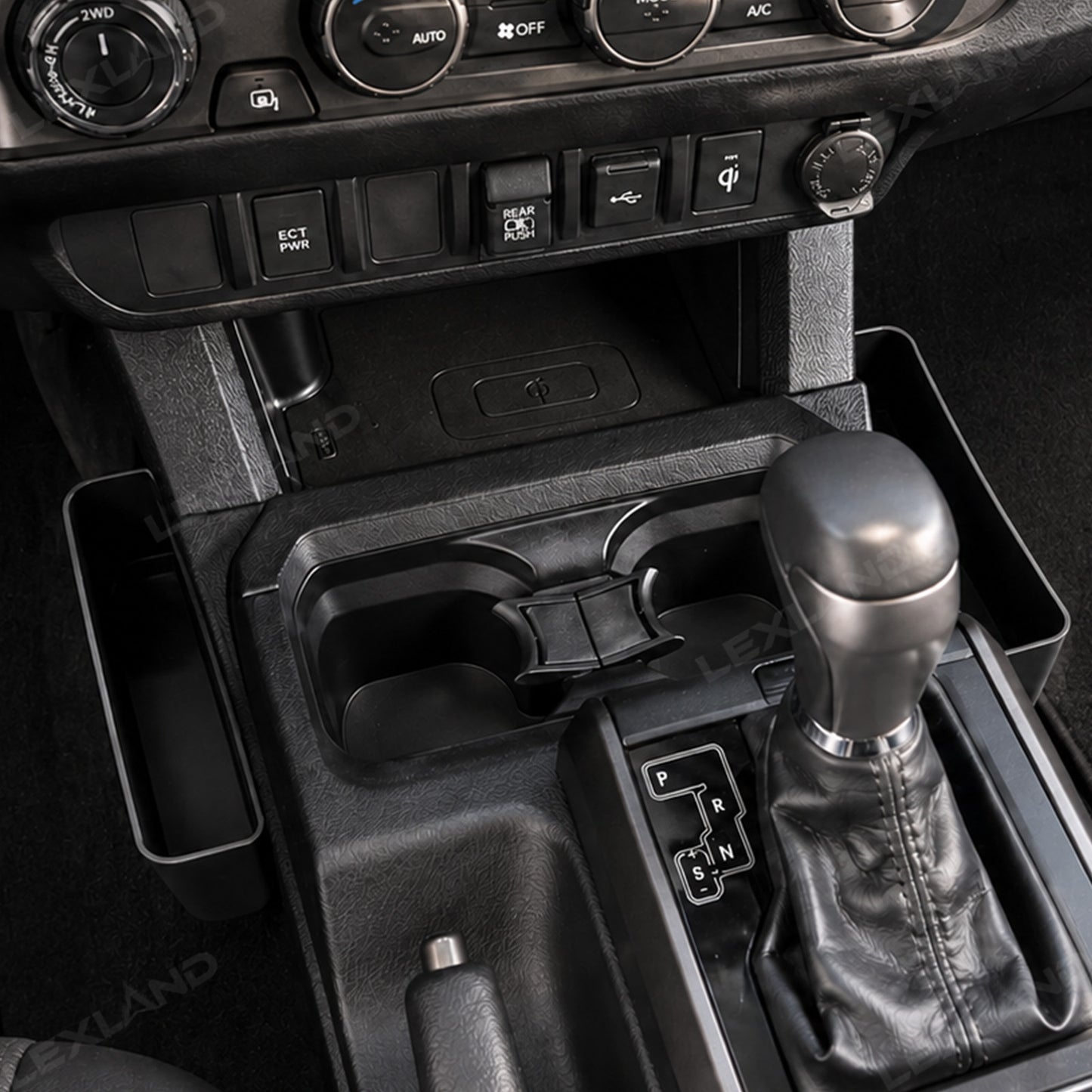 Tacoma Center Console Side Organizer Central Control Gear Shift Side Storage Box
