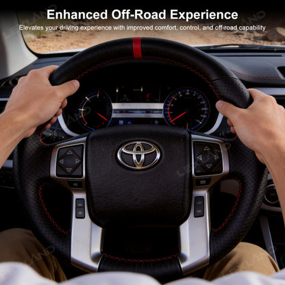 Tacoma/4Runner Steering Wheel Perforated Leather Driving Wheel for Toyota