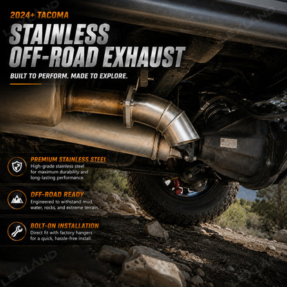 Tacoma Off-Road Trail Pipe Stainless Steel Exhaust for Toyota