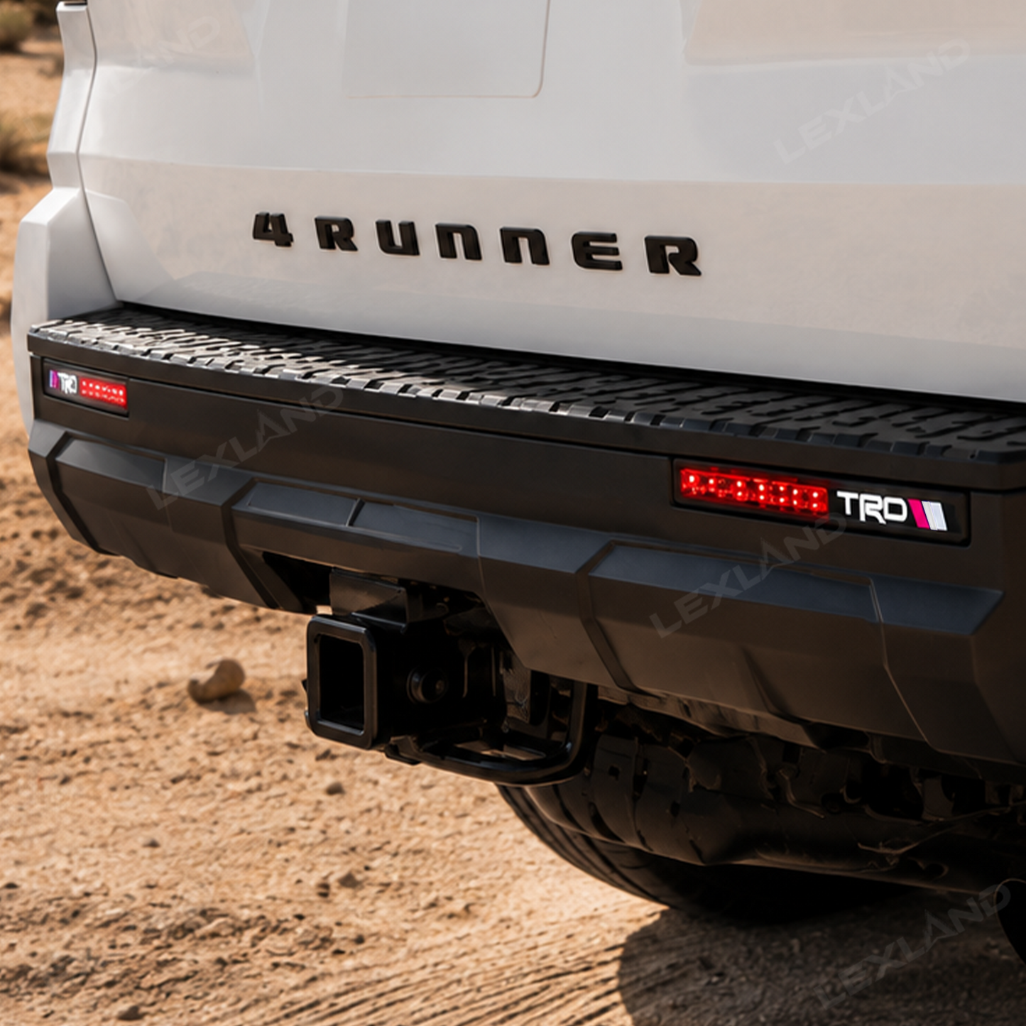 4Runner LED Rear Bumper Reflector Lights Rear Fog Lights No Drilling Installation