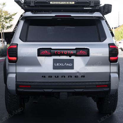 4Runner LED Trunk Tail Light Full Width Tailgate Ambient Lighting with Snow Mountain Off-Road Style