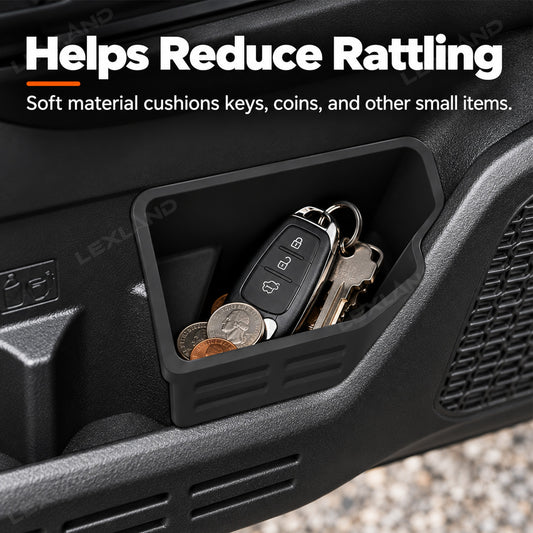 Tacoma/4Runner Front Door Trash Can Silicone Door Side Organizer Storage Box 2PCS for Toyota