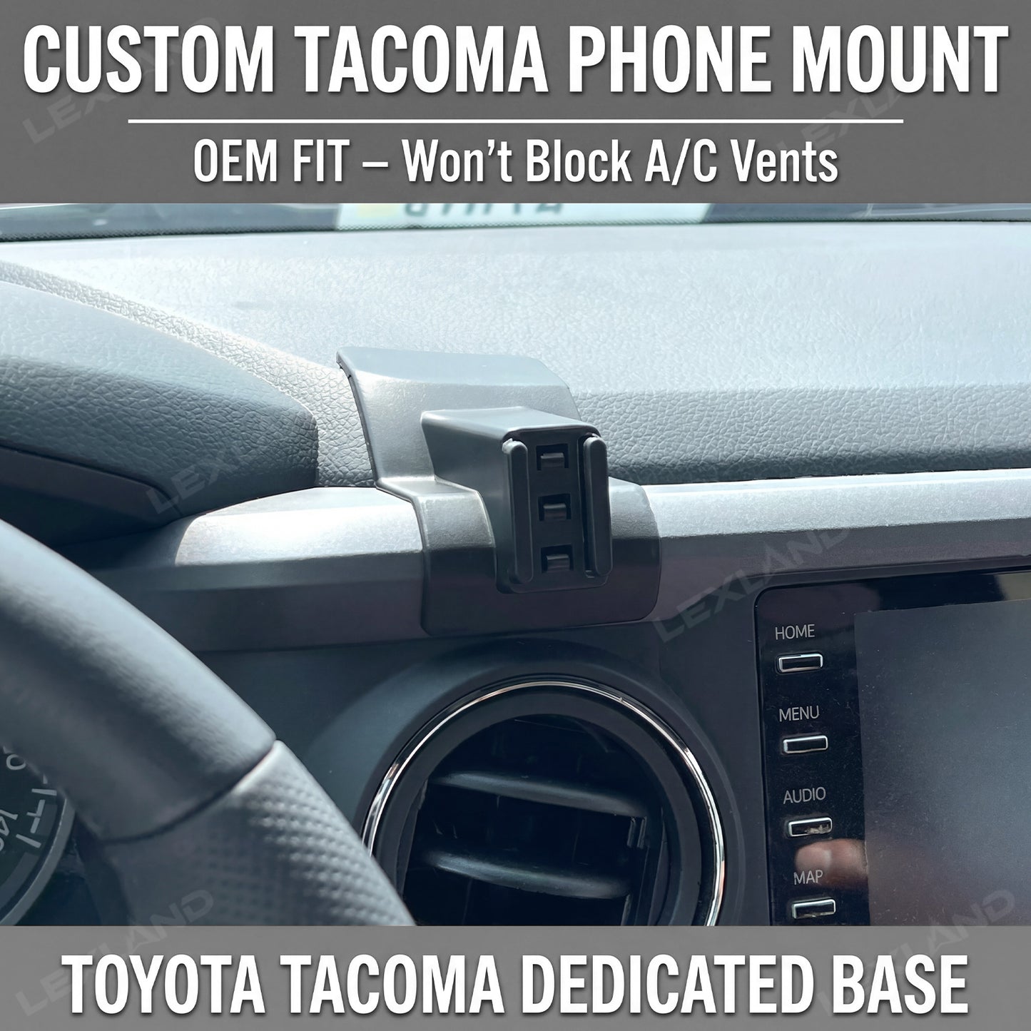 Tacoma Phone Mount Strong Magnetic Phone Holder Adjustable Magsafe Car Mount for Toyota