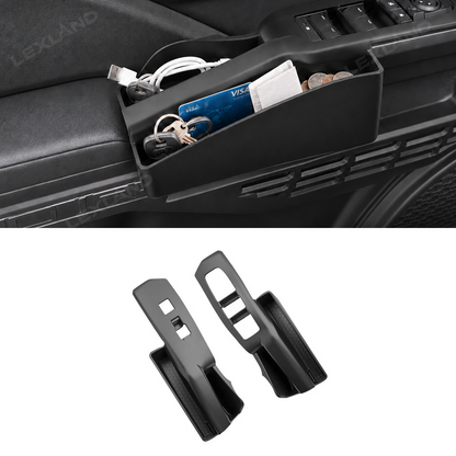 Tacoma/4Runner Front Door Side Organizer Silicone Interior Slot Pockets Tray Storage Box for Toyota
