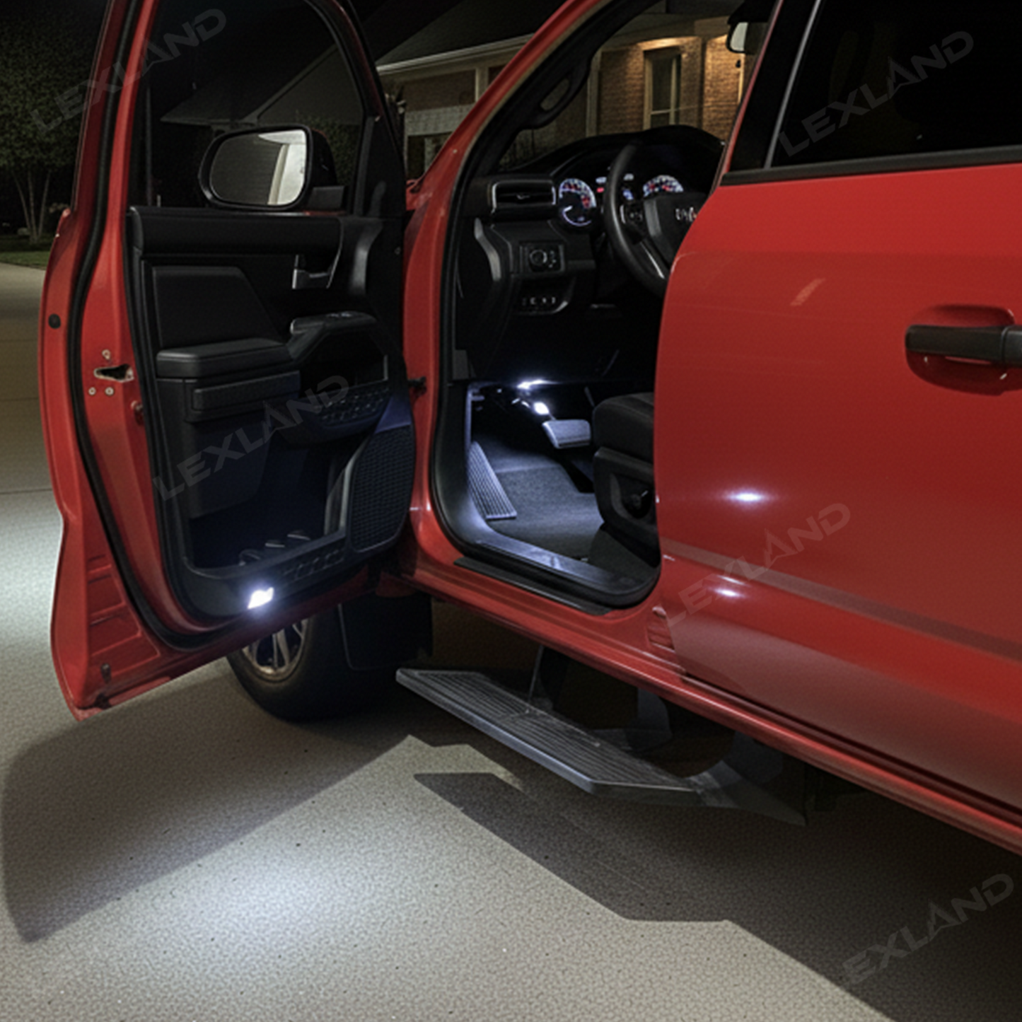 Tacoma Puddle Lights LED Courtesy Lights Dual-Color Door Welcome Lights for Toyota