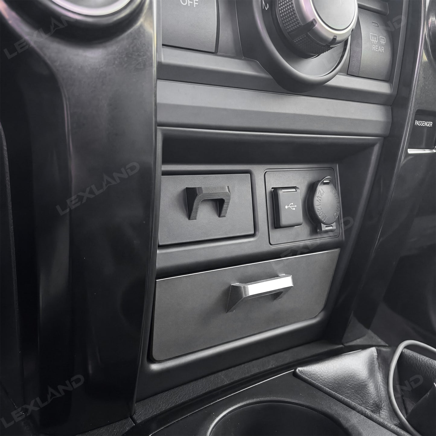 4Runner Storage Drawer Organizer Center Console Cubby Upper & Lower Storage Box 2PCS for Toyota