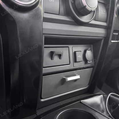 4Runner Storage Drawer Organizer Center Console Cubby Upper & Lower Storage Box 2PCS for Toyota