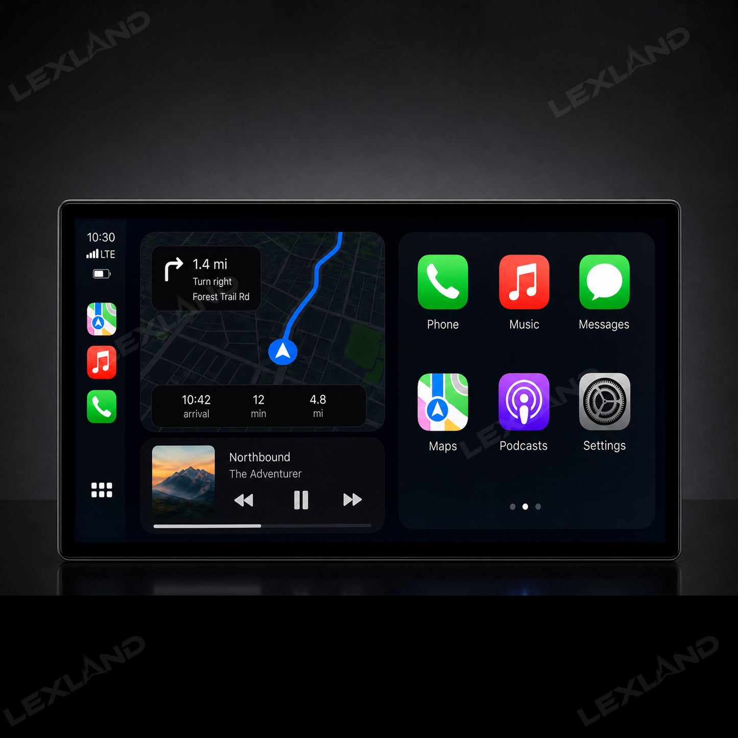 Tacoma/4Runner Head Unit with Carplay & Android Auto 15.6" Center Console Navigation Touchscreen