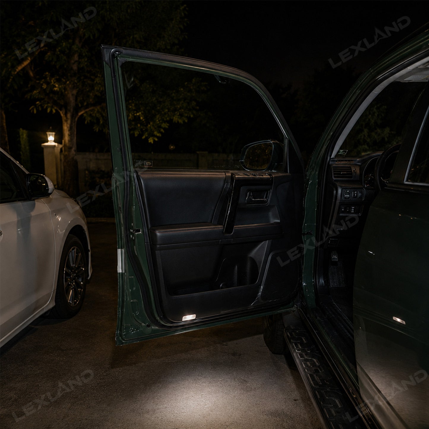 Tacoma Puddle Lights LED Courtesy Lights Dual-Color Door Welcome Lights for Toyota