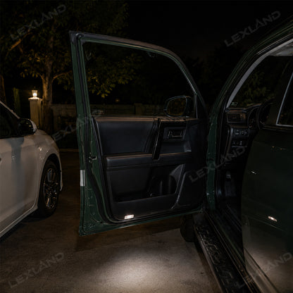 Tacoma Puddle Lights LED Courtesy Lights Dual-Color Door Welcome Lights for Toyota