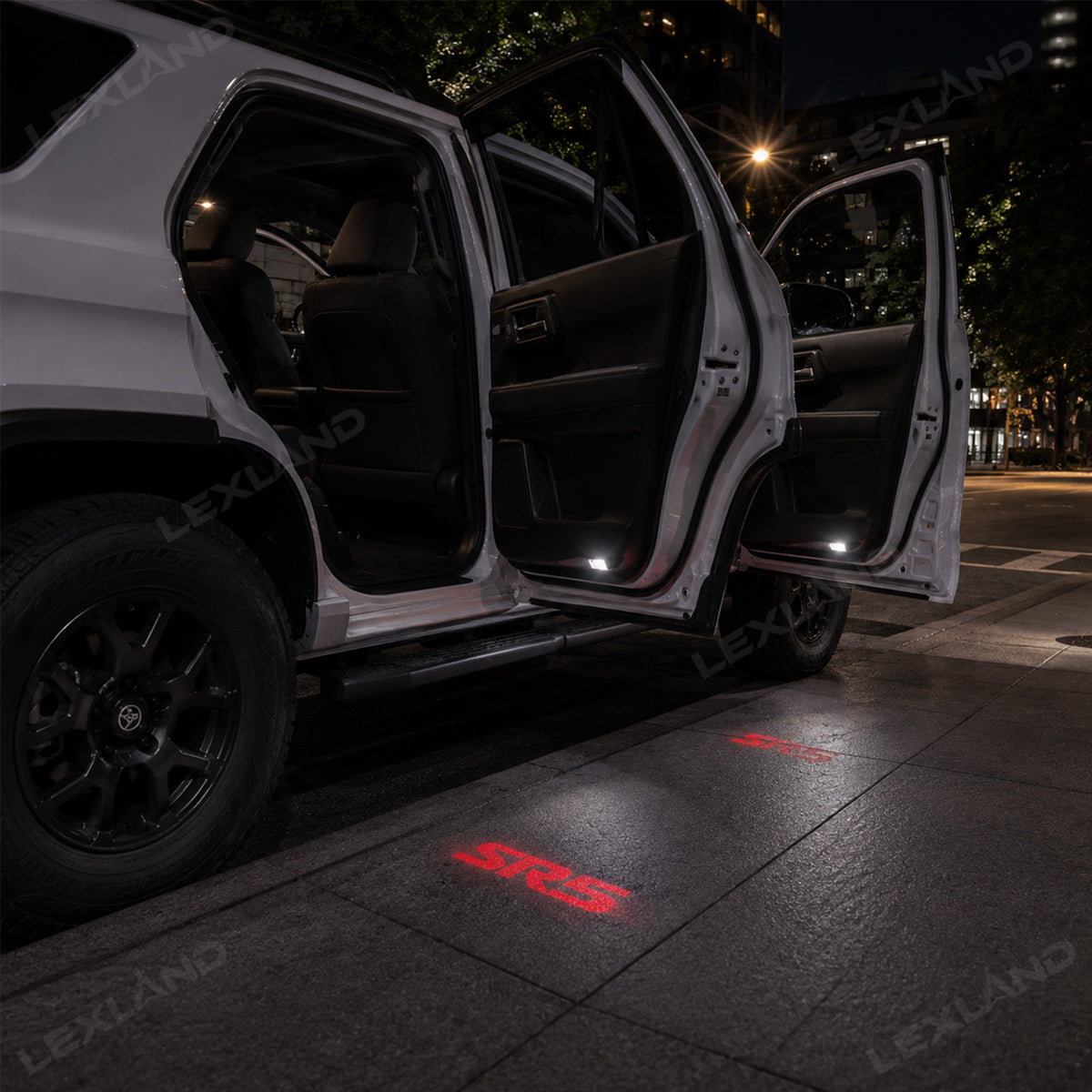 Tacoma/4Runner LED Puddle Lights Front Door Welcome Lights TRD Style Door Projector Lights 2PCS