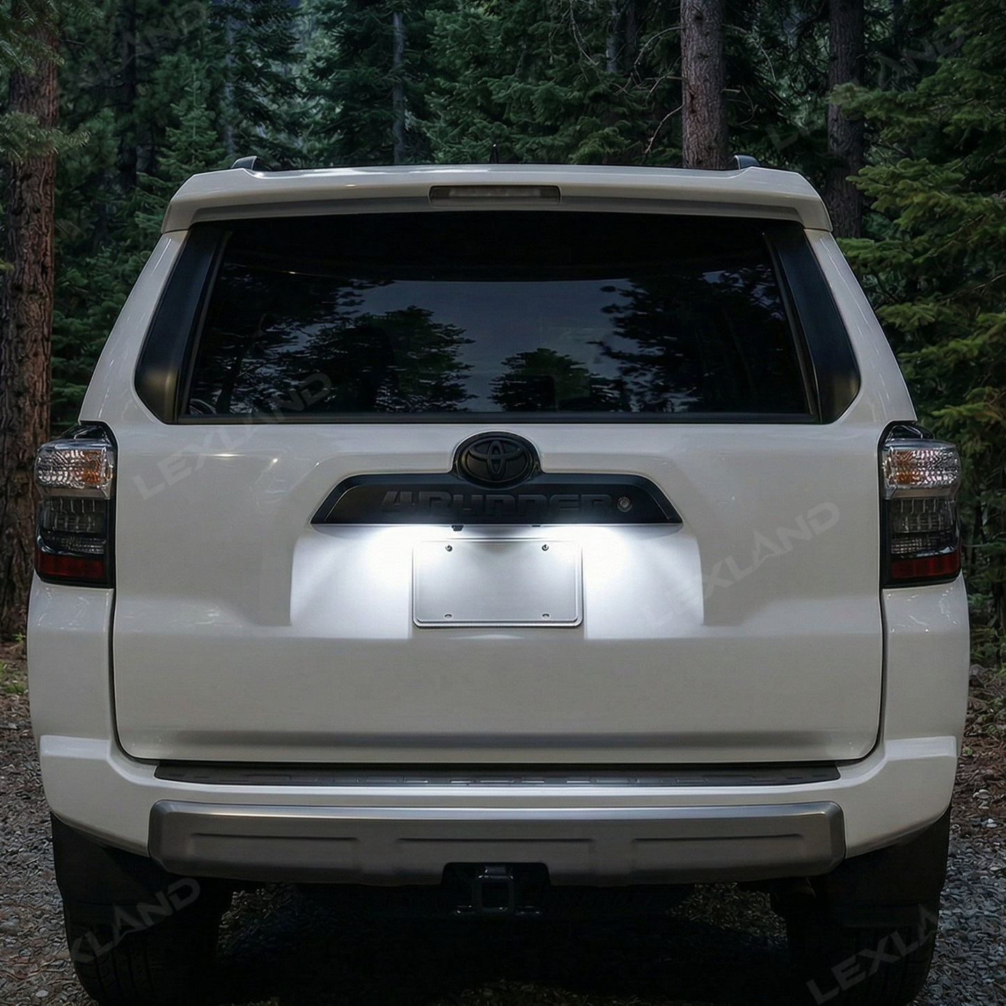 4Runner LED License Plate Light White License Plate Lamp for Toyota