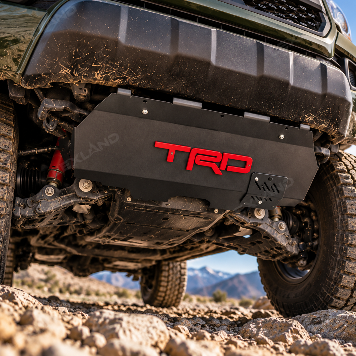 Tacoma Skid Plate with TRD Letter Style Underbody Protection Plate for Toyota