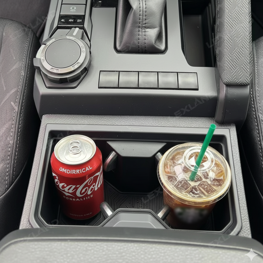 Tacoma Center Console Cup Holder Silicone Water Cup Insert for Toyota